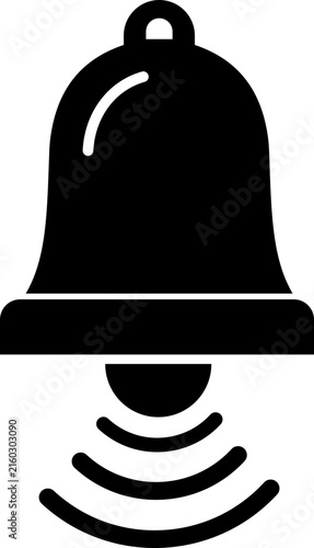 Foto Alarm Bell Notification Icons , Alert, Siren, Ringing and Emergency Signal Symbo