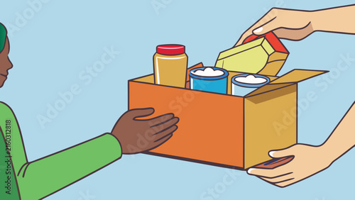 hand holding a box