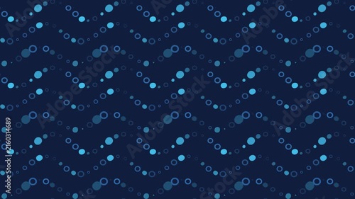 Seamless Abstract Blue Blob Wave Animation Background