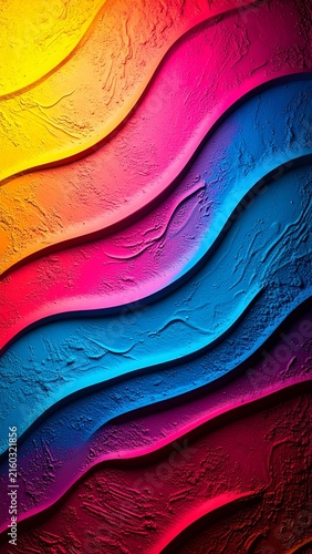 abstract background with colorful waves