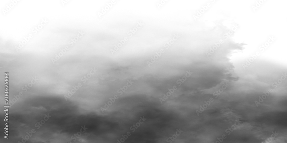 Fototapeta premium Smoke, fog, or mist spreading from bottom to top, forming a soft, dark gradient texture for abstract background overlays, featuring a transparent checkered pattern