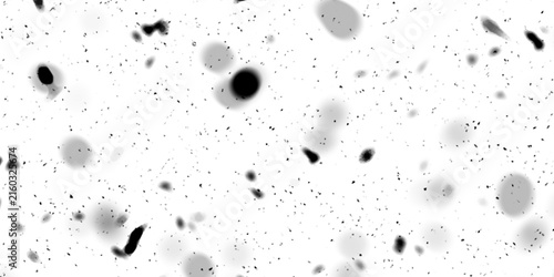 Falling black particles overlay with cinematic dust and soot effect on transparent background, adding grunge, dirt, and pollution textures to creative projects