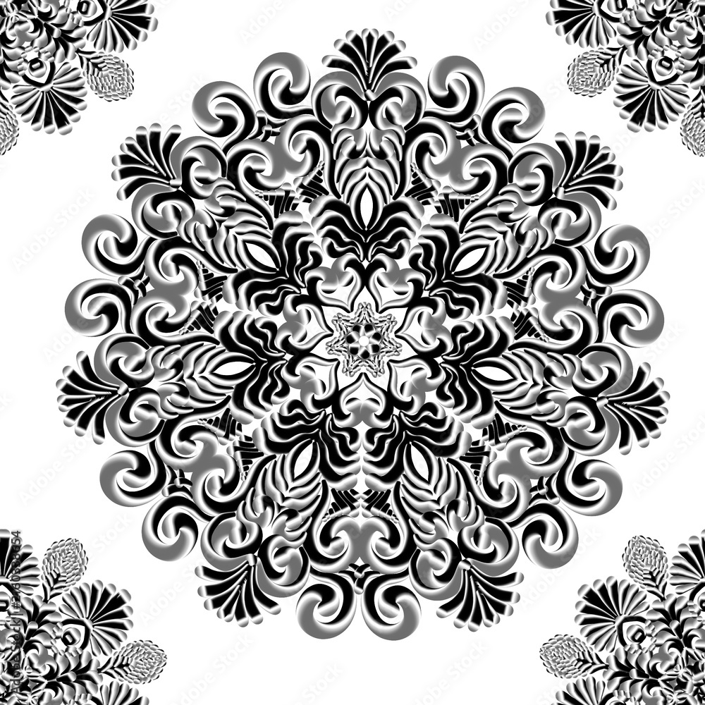 Fototapeta premium seamless floral pattern