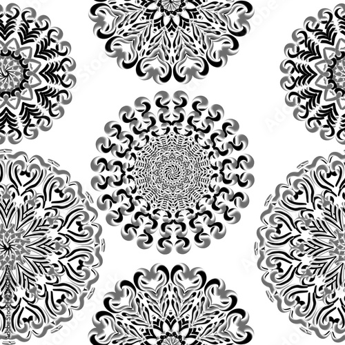 set of ornamental elements