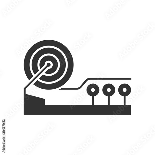 Steel Coil Processing Icon