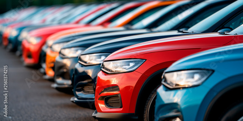 Cars For Sale Stock Lot Row