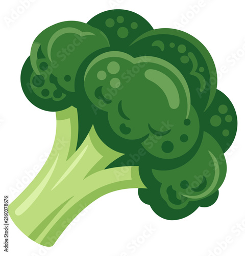 Fresh green broccoli vegetable