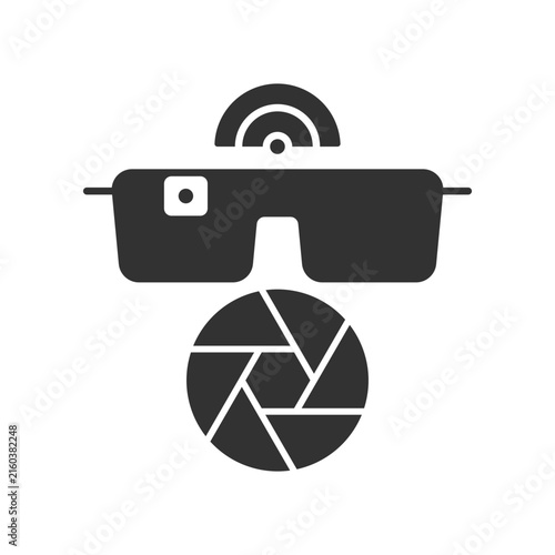 Smart Glasses Camera Aperture Icon