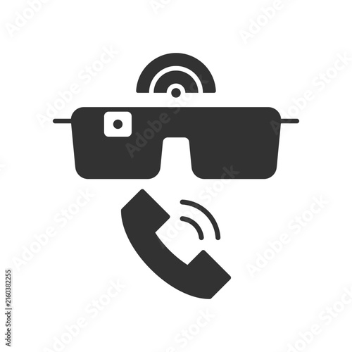 Smart Glasses Phone Call Icon