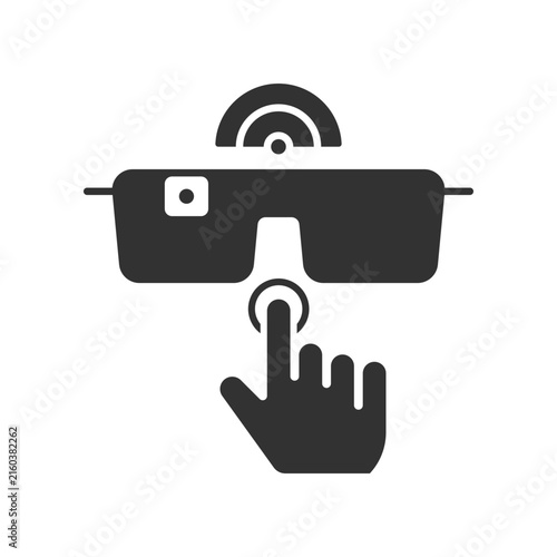 Smart Glasses Touch Control Icon