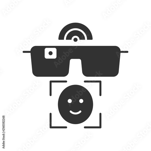 Smart Glasses Facial Recognition Icon