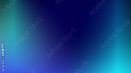 Animated split screen background. Blue and teal gradient texture. Motion graphics template with white space copy area. Abstract neon light loop. Dynamic color transition design style. Versatile