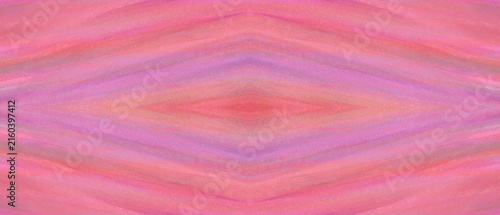 Abstract pink diamond pattern featuring vibrant soft textures and symmetrical strokes created with digital art techniques
