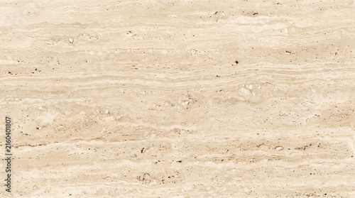 Close-up of roman travertine stone texture with natural patterns