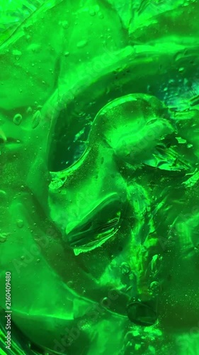 Green translucent abstract texture