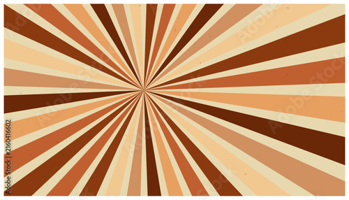 Brown sunburst background with earthy tones, suitable for vintage designs and natural-themed backdrops.