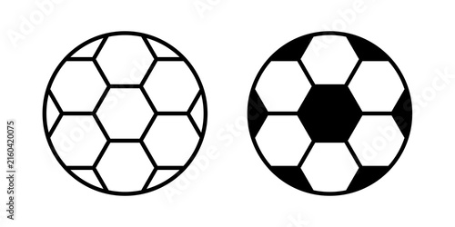 Bild auf Leinwand Football icon vector elements kit