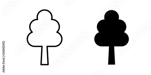 Tree free icon vector elements kit