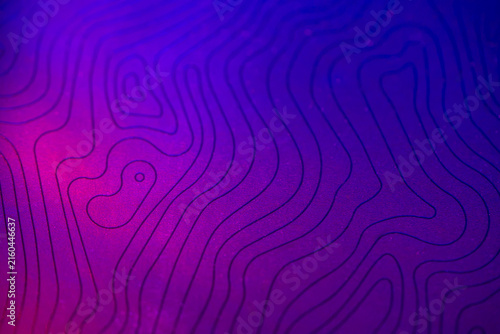Purple and pink topographic contour line abstract background