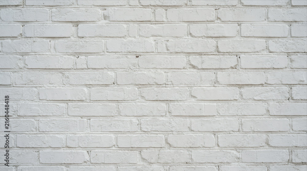 Obraz premium Matte white brick wall background