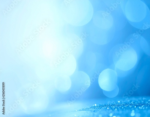 blue bokeh background
