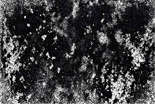 Obraz na plátně Grungy black and white texture background featuring distressed weathered surface