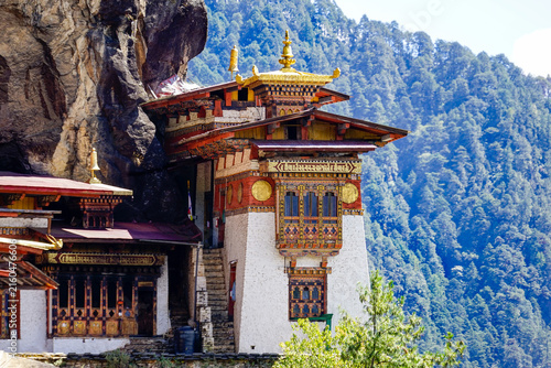 Bhutan, Paro, Taktshang the famous Monastery Tiger Nest	
