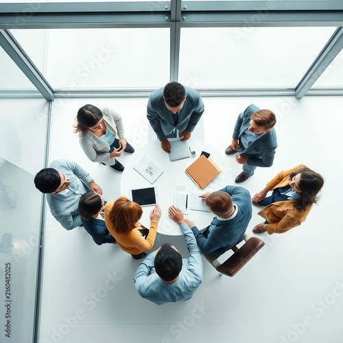 business meeting in office
