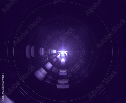 futuristic blue digital tunnel - internet, data stream, technology, cyberpunk, neon light, sci-fi background, communication, glowing core, digital connection, virtual reality, holographic interface