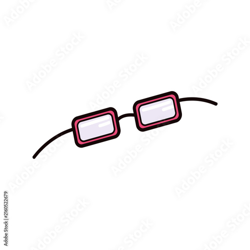 glasses isolated on white