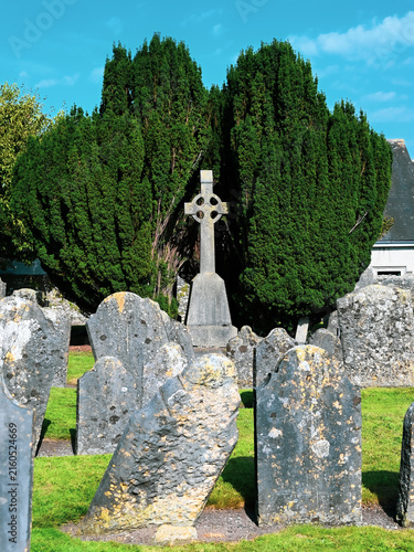 cross in cemetery