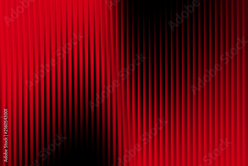 Obraz na plátně Abstract red and black vertical striped pattern background