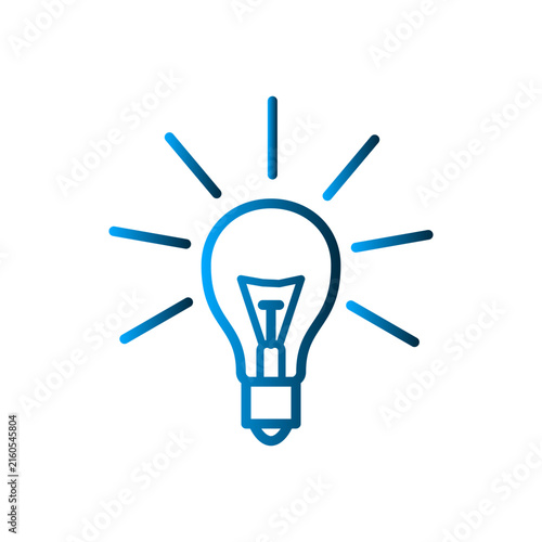 Bulb Lamp icon design template