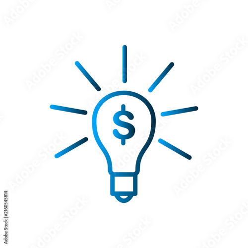 Bulb Lamp icon design template
