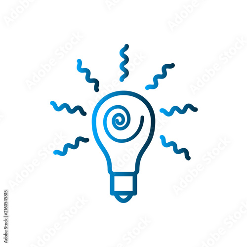 Bulb Lamp icon design template