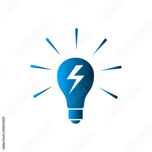 Bulb Lamp icon design template