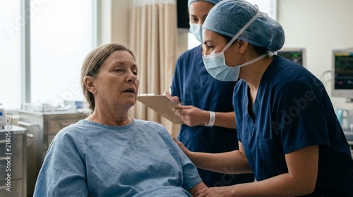 Waking a sedated patient for a final identity confirmation before surgery