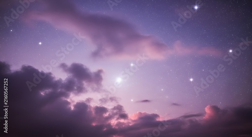 stars and clouds