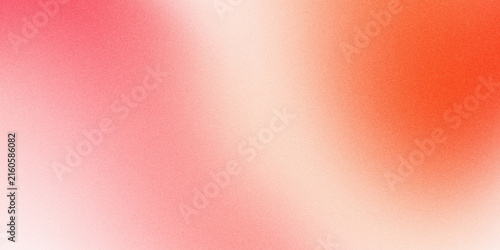 Canvas Print Red orange pink coral peach white abstract background