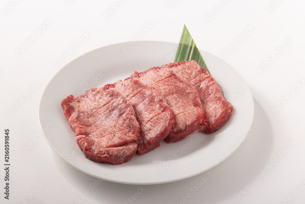 Fototapeta premium ［カナダ産］厚切り 牛タン 焼肉用