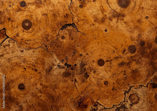 Luxury Burl Wood Veneer Texture With Natural Organic Grain
