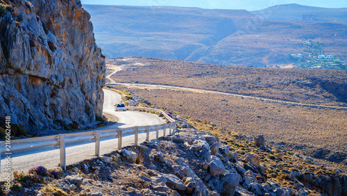Mountain road on Crete