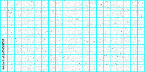Turquoise Grid Graph Paper Background With Square Pattern And Subtle Paper Texture For Design