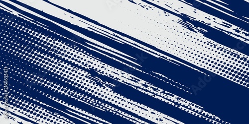 Bild auf Leinwand Abstract halftone wave dots background