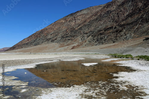 Badwater Basin reflection - Death Valley National Park, California