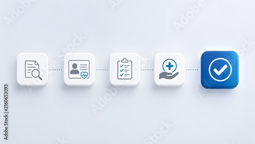 Step By Step Health Insurance Application And Patient Approval Process Infographic
