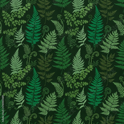 Seamless Autumn Berry And Rosehip Botanical Surface Pattern, Nature Textile Design