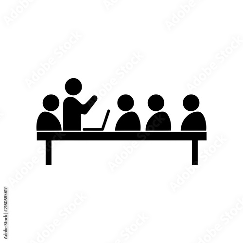 Business People Group with Speech Bubble, Teamwork, Communication and Social Network Concept, Diverse Human Figures, Community and Collaboration Vector Illustration