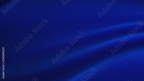 Dark blue fabric texture with soft waves and elegant folds
