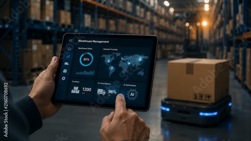 AI Powered Warehouse Management System with Global Logistics Dashboard and Supply Chain Analytics